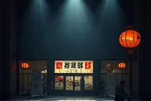 河面上漂着的纸船与少年背影封面