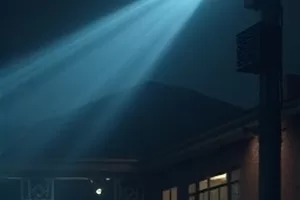 渔村黄昏与重复日落的海面封面